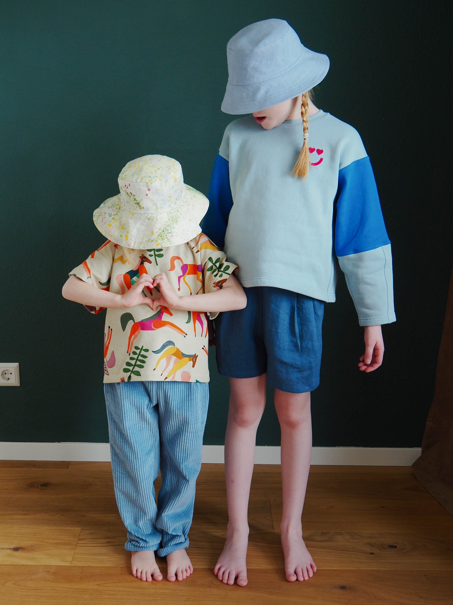 Smile Kids Sweater & T-Shirt 104 - 164 Schnittmuster und Anleitung