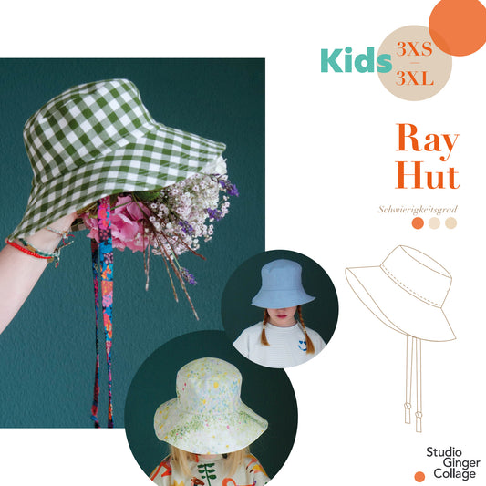 Ray Hut KIDS Schnittmuster und Anleitung