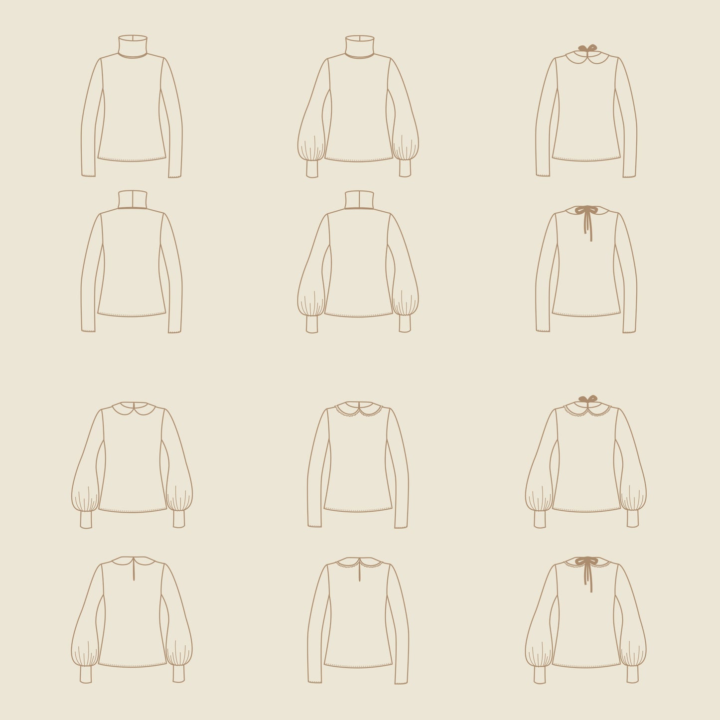 Svea Top 34 - 52 sewing pattern and instructions