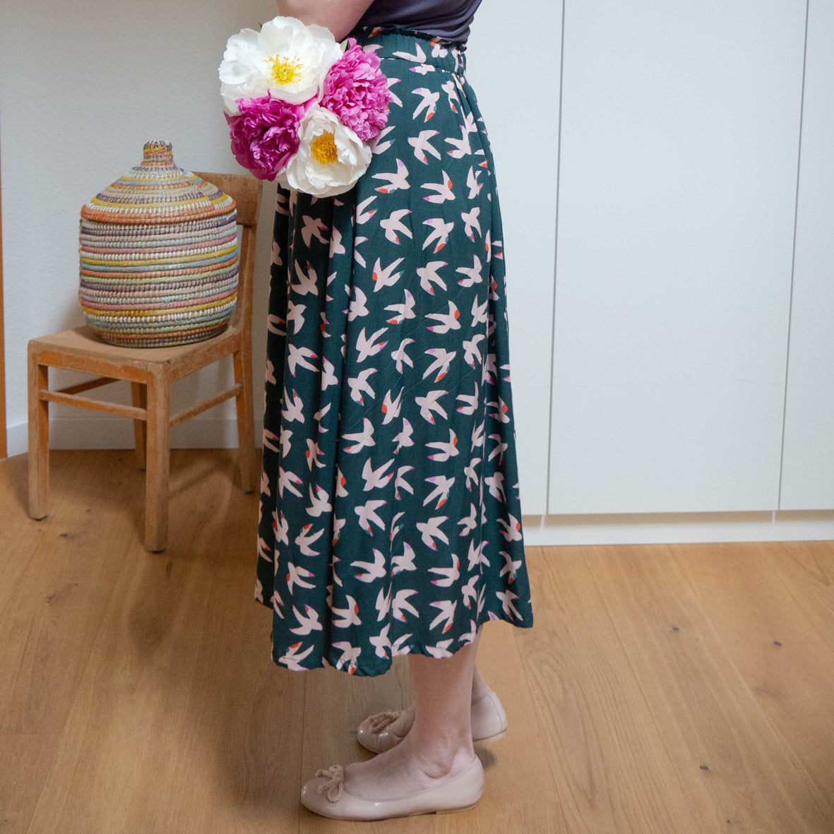 Ava Skirt Ladies sizes 34 - 52 and Kids sizes 74/80 - 158/164 sewing pattern and instructions