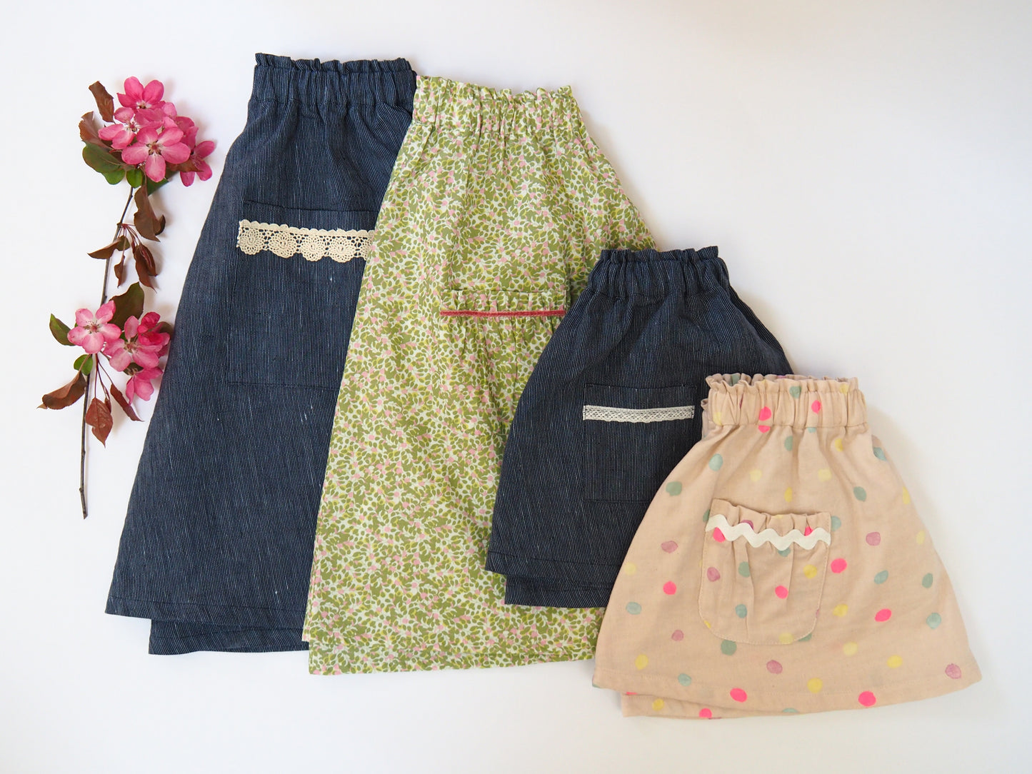 Ava Rock Mini & me - Schnittmuster und Anleitung - Damen 34 - 52 und Kinder 74/80 - 158/164