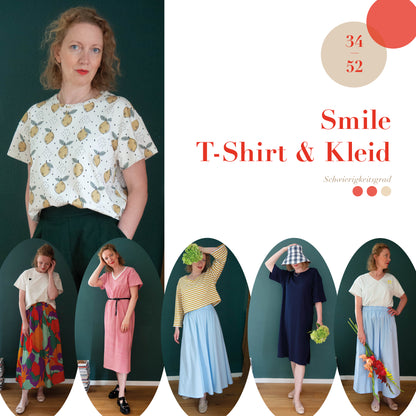 Smile T-Shirt & Kleid Damen 34 - 52