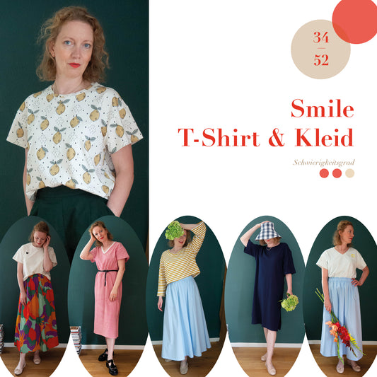 Smile T-Shirt & Kleid Damen 34 - 52